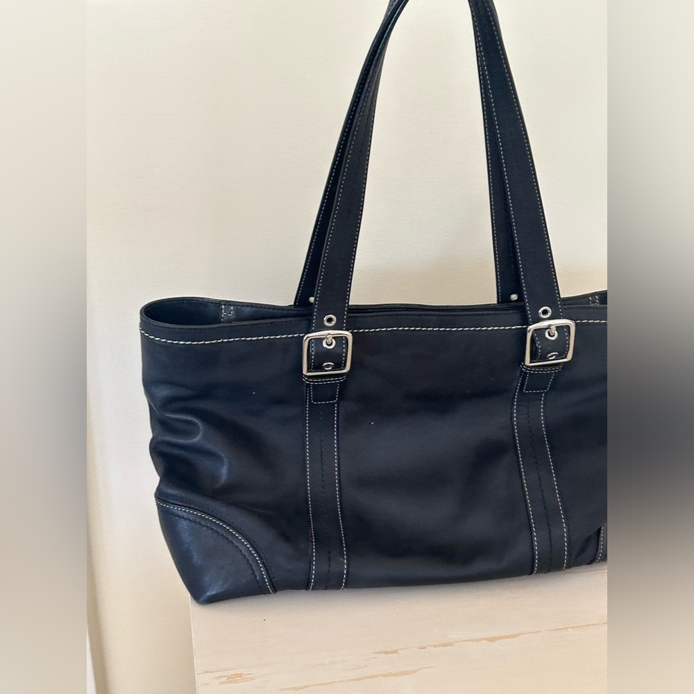 Coach, large black purse. In good condition- no longer needed